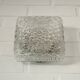 Vintage Wall Sconce / Bubble Glass / Mid Century Flush Mount Ceiling Light