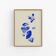Abstract blue giclee print, 50x70cm