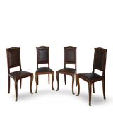 Italian art deco dining chairs 1920s