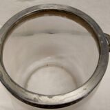 Old opaque blown glass cookie jar kitchen candy collection