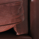 3-seater Danish leather sofa vintage retro Scandinavian beech 1950s 60 oak