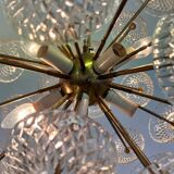 Dandelion, Sputnik chandelier by Kamenicky Senov, 1970