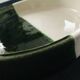 Medium two-tone ceramic dish