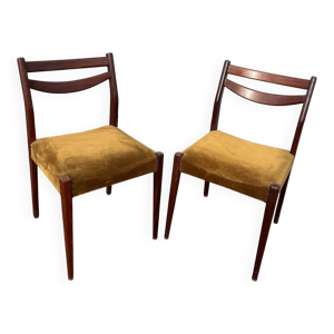 Paire de chaises scandinaves