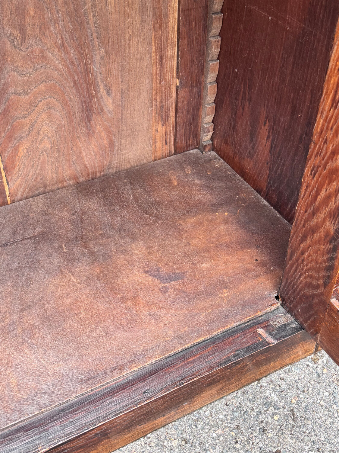 Parisian wardrobe, glass door