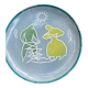 Vallauris decorative plate – hand-decorated – modern style