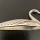 6 various animal knife holders in silver-colored metal