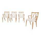 Set of four "Poly- Z" dining chairs by A. A Patijn, The Netherlands 1950's
