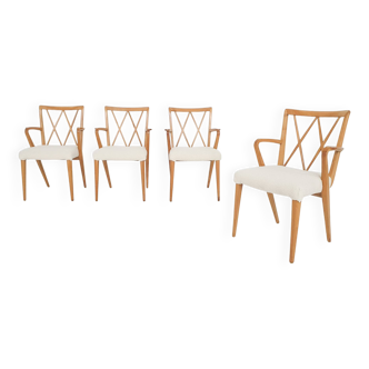 4 chaises de salle à manger « Poly-Z » par A. A Patijn, Pays-Bas, années 1950