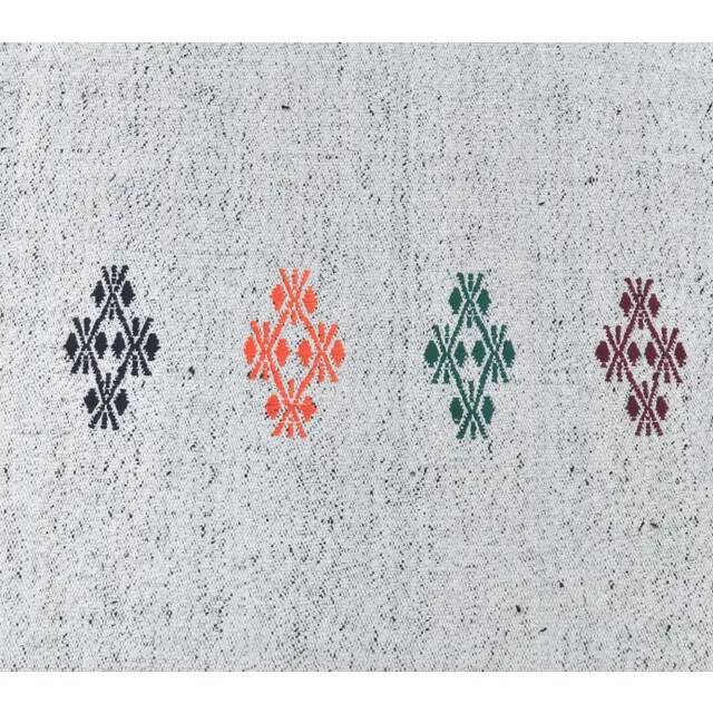 Turkish vintage handwoven wool kilim rug 71x220