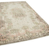 Hand-Knotted Antique Turkish Beige Rug 182 cm x 330 cm - 25013
