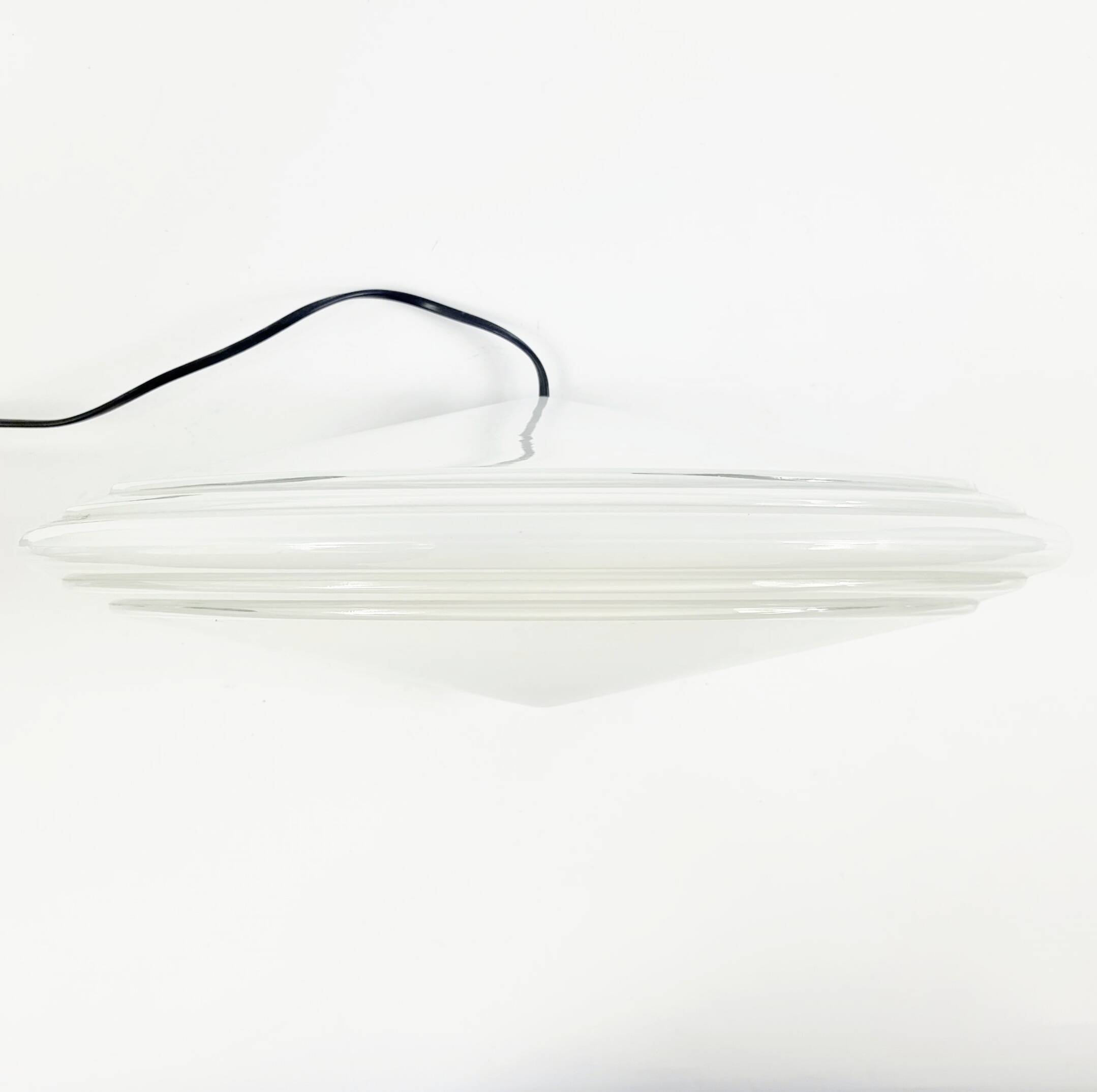 Grande lampe de bureau ou de table en verre de Murano d'AV Mazzega, Italie, années 1970.