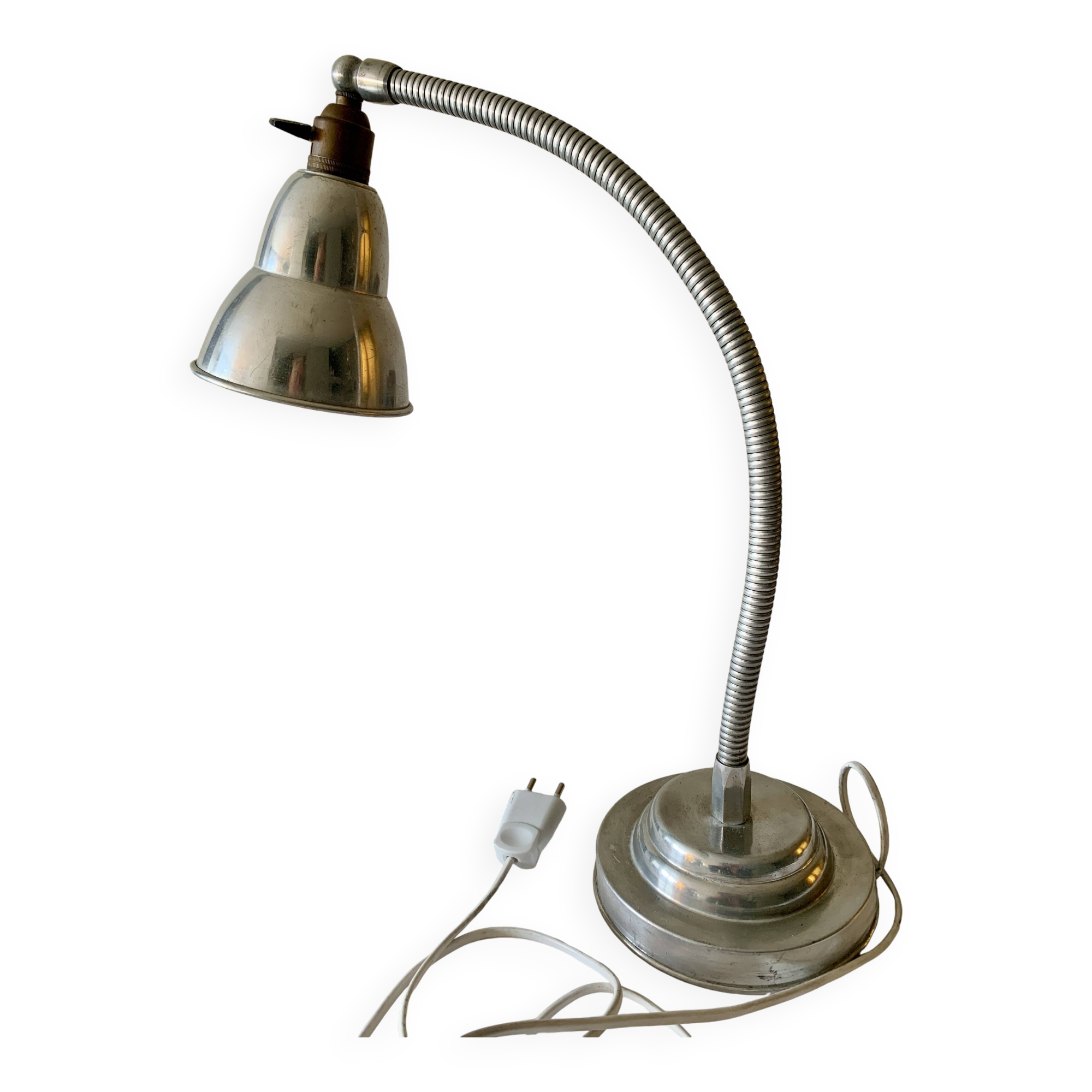 Flexible all-aluminum workshop lamp