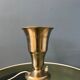 Table uplighter lamp "Cup" in metal, silver colour
