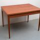 1960s extendible dining table in teakwood