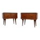 Paire de chevets style Gio Ponti années 1950 modernisme