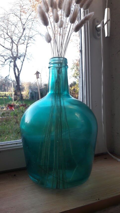 Blue demijohn