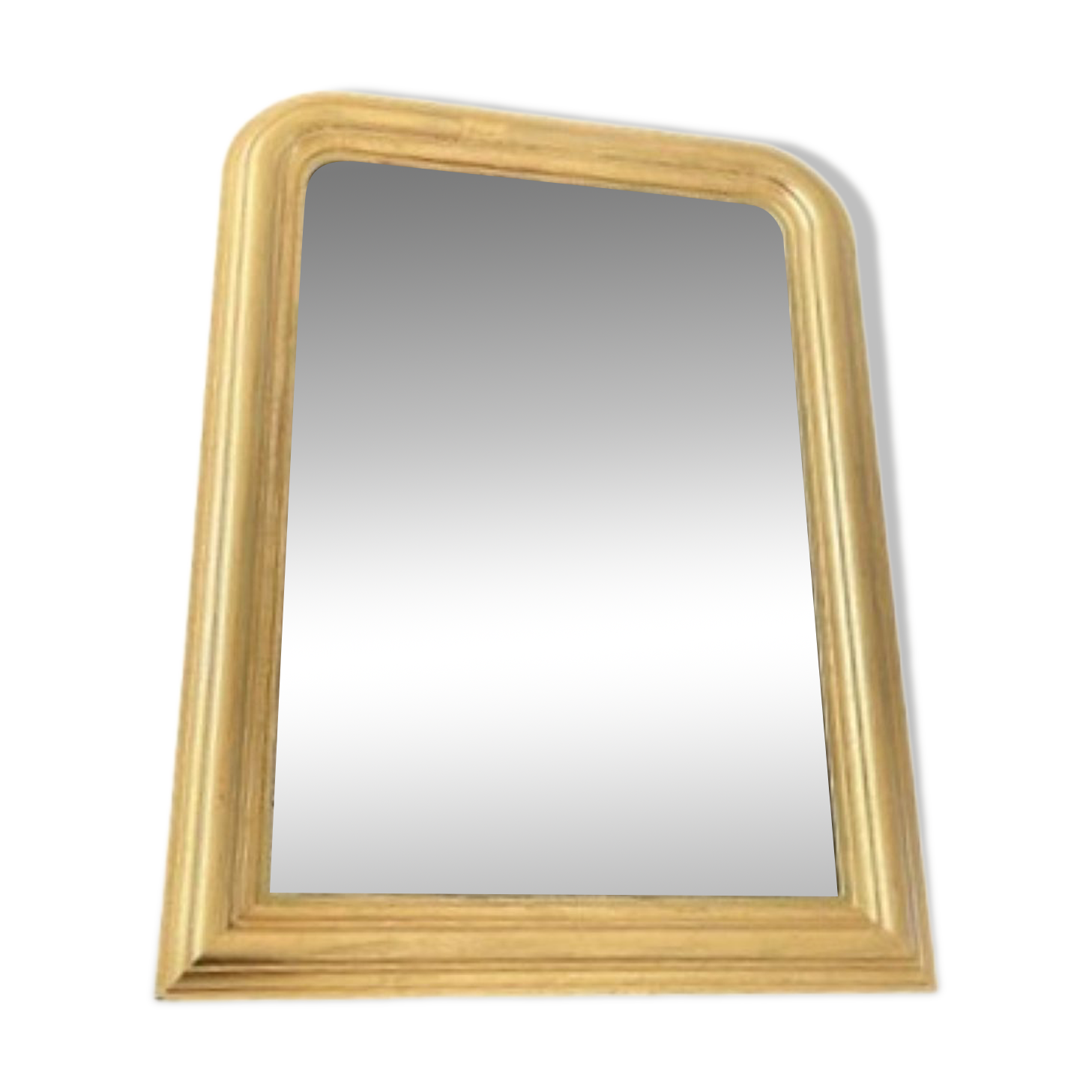 Miroir Louis Philippe en bois doré, début du 20ème siècle