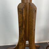 Coat rack parrot swivel Baumann bistro style 1960 curved wood