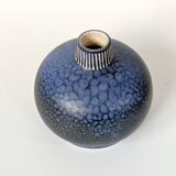Vintage blue ceramic vase by Thoms Keramik, Germany, 1960s–1970s