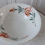 Salad bowl earthenware new Givors years 30-40