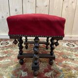 Banc - Repose pied style Louis XIII