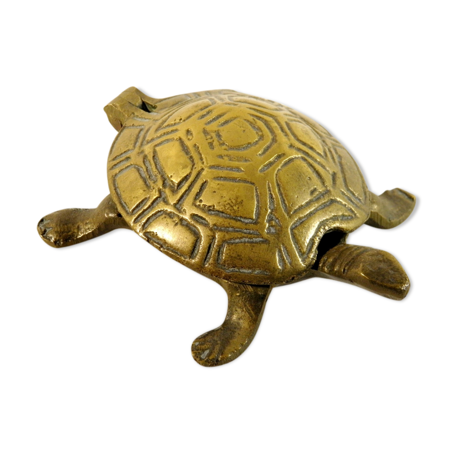 Brass "turtle" ashtray