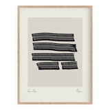 Abstract lines giclee print, 50x70cm