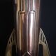 Pair of Jugendstil vases in copper and brass, German mark GBN