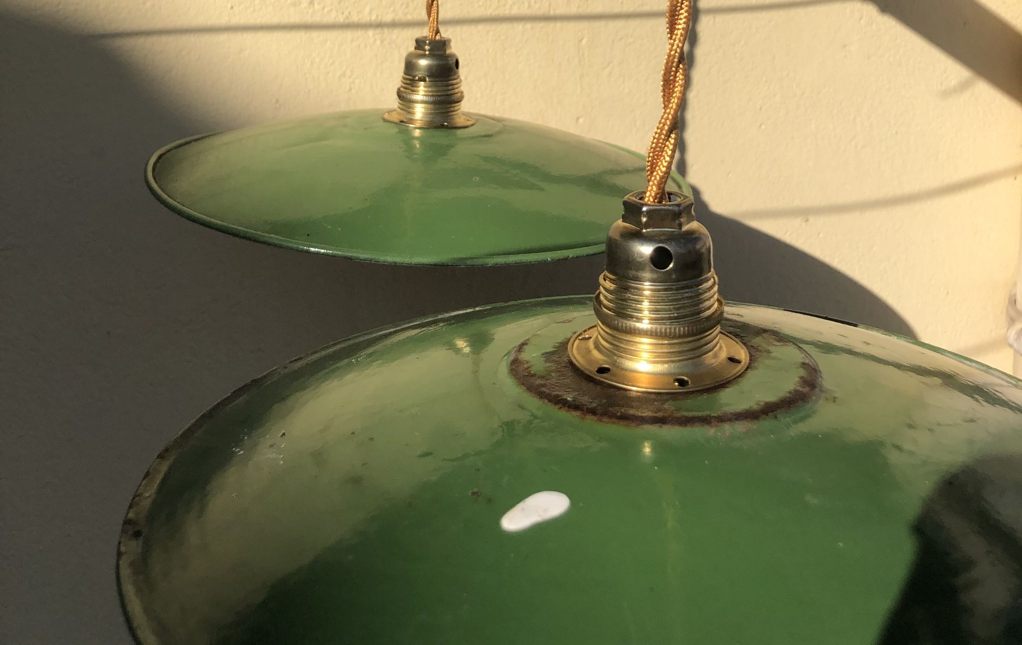 Pair of industrial suspensions