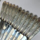 28-piece silver-plated cutlery set in Louis XV style.