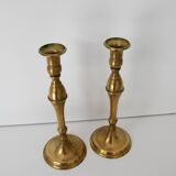 Bougeoirs en laiton