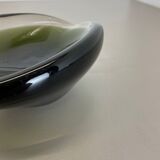 Large 1,5kg Murano Sculptural Glass Element Shell Ashtray Murano, Italy, 1970