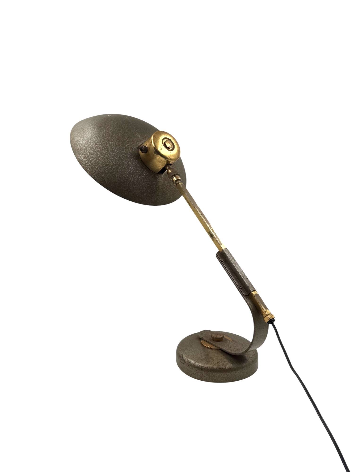 Mid-century modern Desk Lamp, Ferdinand Solère France 1950s
