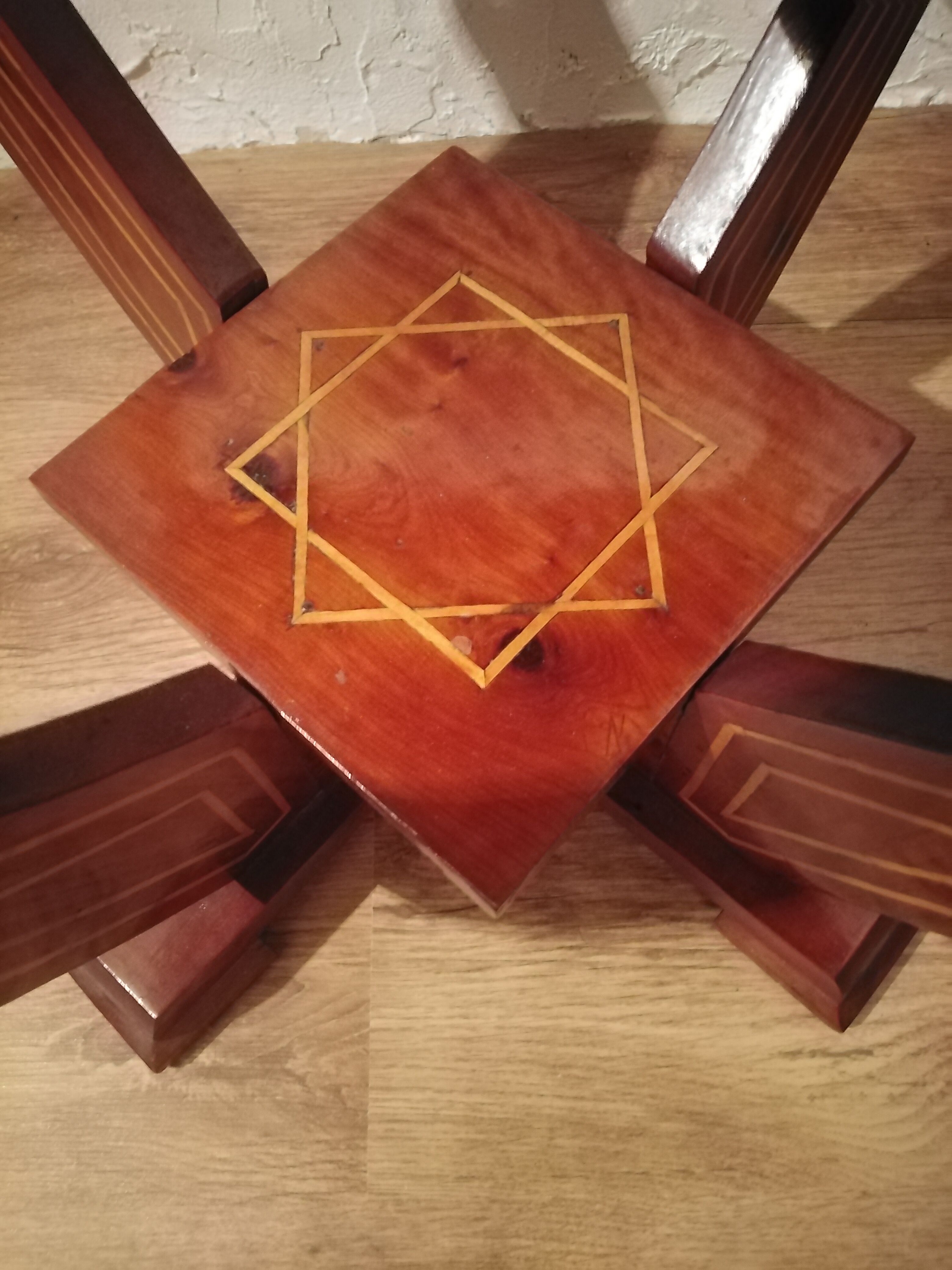 Inlaid side table