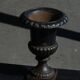 Garden urn / Decorative cast iron planter, French neoclassical design, 1950s