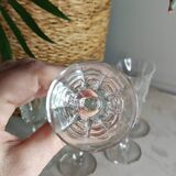 Stemmed liqueur glasses