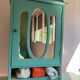 Armoire de toilette vintage en bois