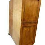 Vintage wooden baker's cupboard / large industrial cupboard