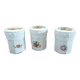 3 antique sweet jars