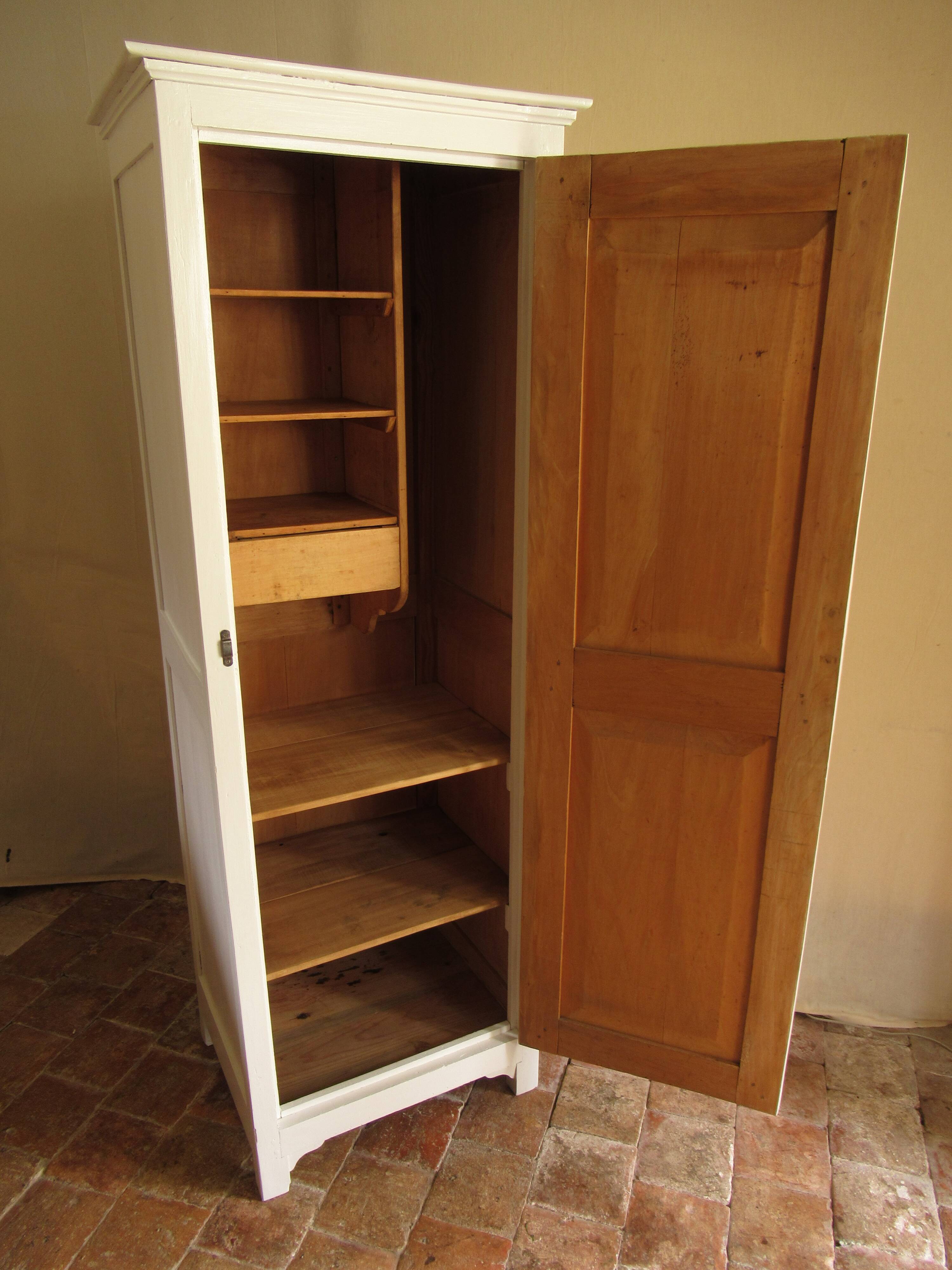 Parisian wardrobe with one door