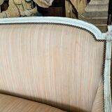 Louis XVI period sofa in lacquered wood