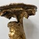 19th century gilded carved wooden presentation column