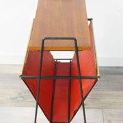 Sofa tip in teak, copper and metal 50s