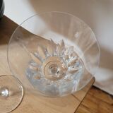 Set of 2 Baccarat Côte d'Azur wine glasses