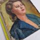 Portrait d'une jeune femme, étude d'artiste, années 50
