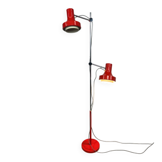 Lampe sur pied rouge par Josef Hurka pour Napako