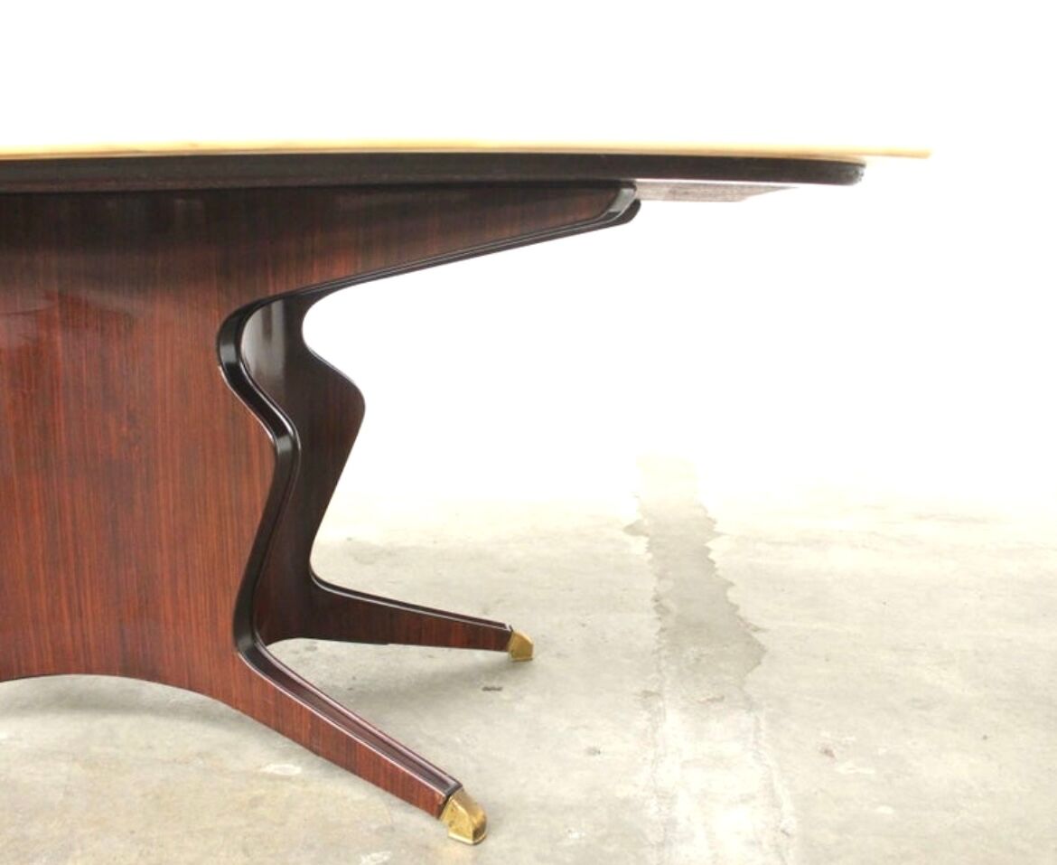 Onyx top 8 person dining table