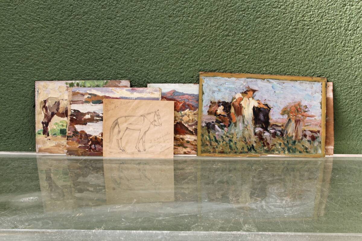 Workshop background, Henry Sené (1889-1961)