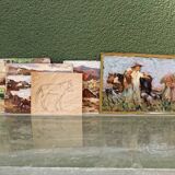 Workshop background, Henry Sené (1889-1961)